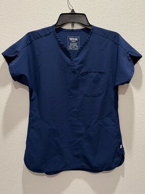 Wink RENEW Women's Dolman Scrub Top XS Navy